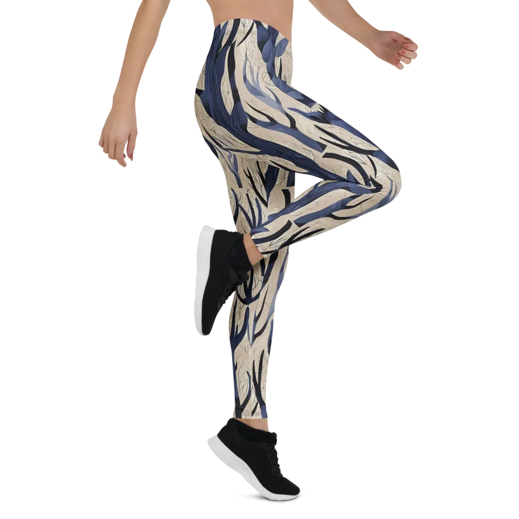 Midnight Thicket on Leggings — Right