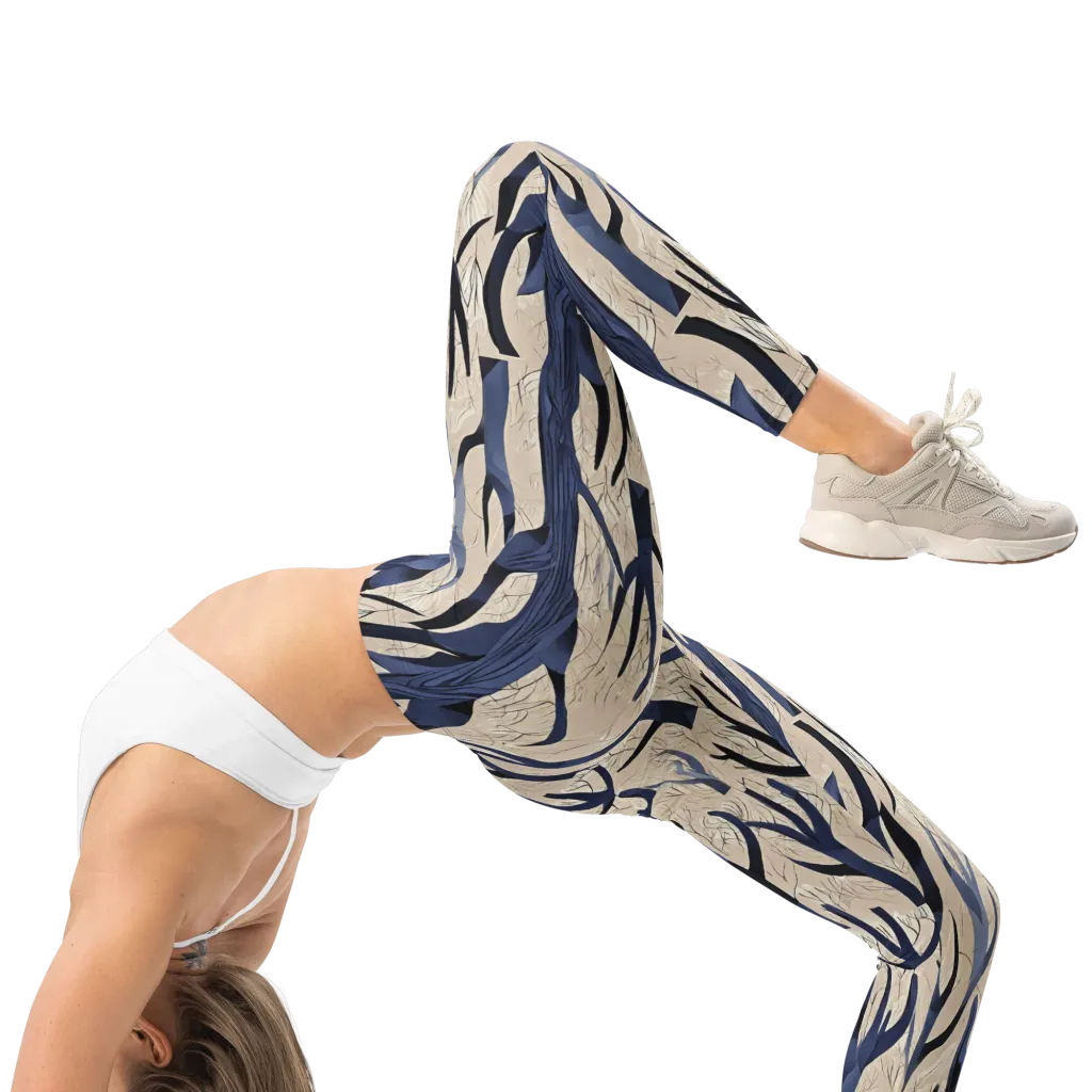 Midnight Thicket on Leggings — Right