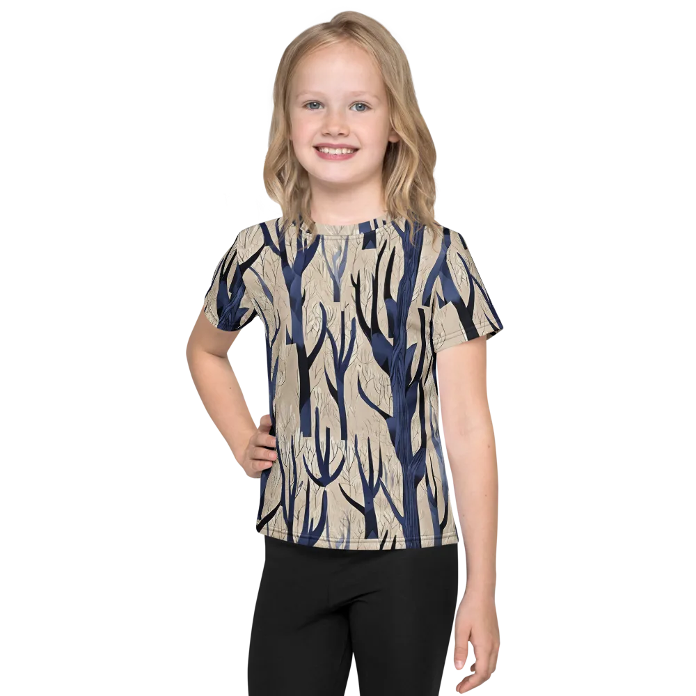 Midnight Thicket on Kids Crew Neck T-Shirt — Front