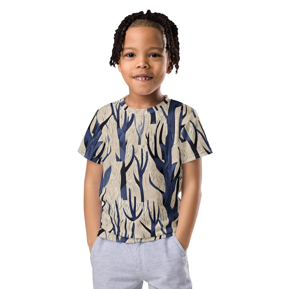 Midnight Thicket on Kids Crew Neck T-Shirt — Front