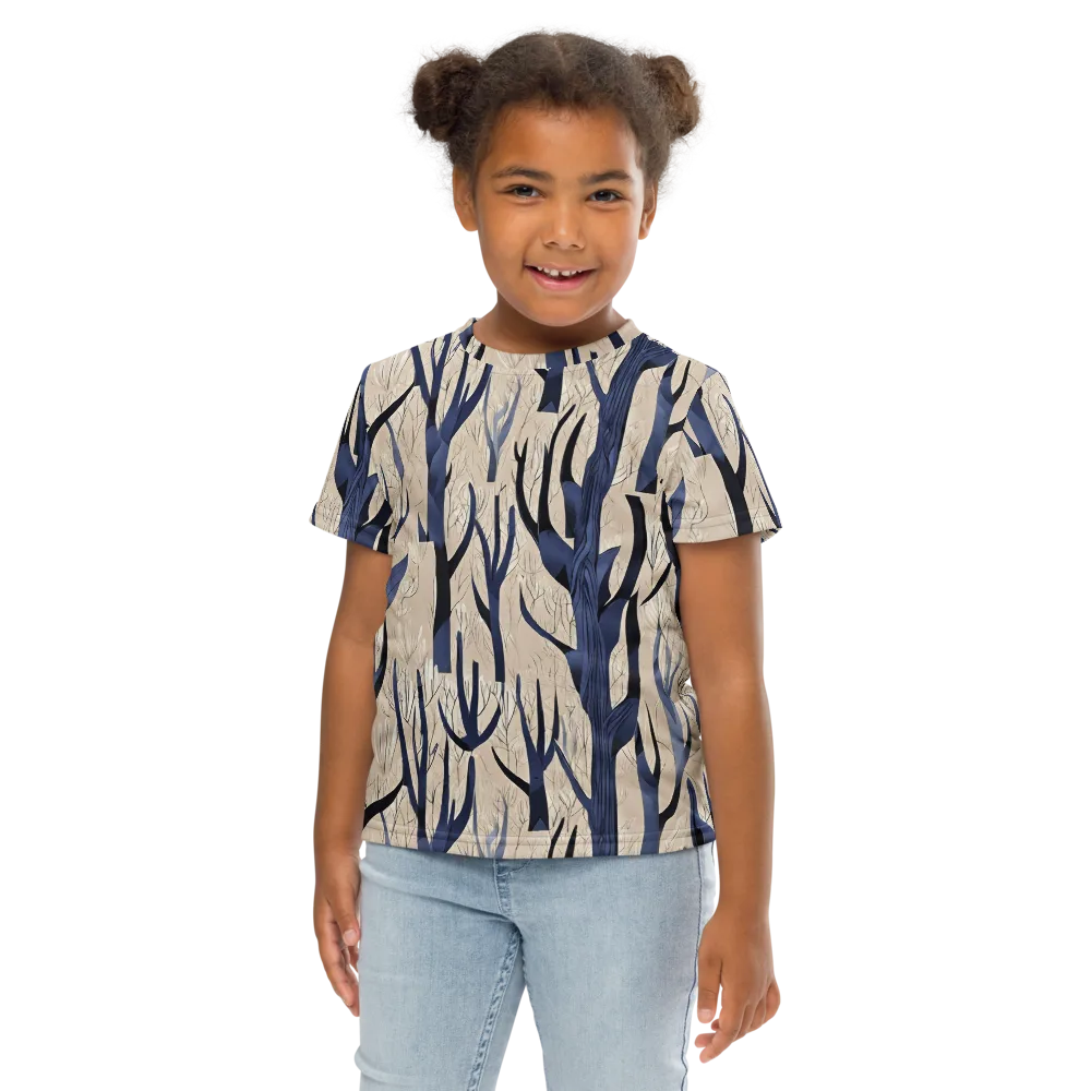 Midnight Thicket on Kids Crew Neck T-Shirt — Front