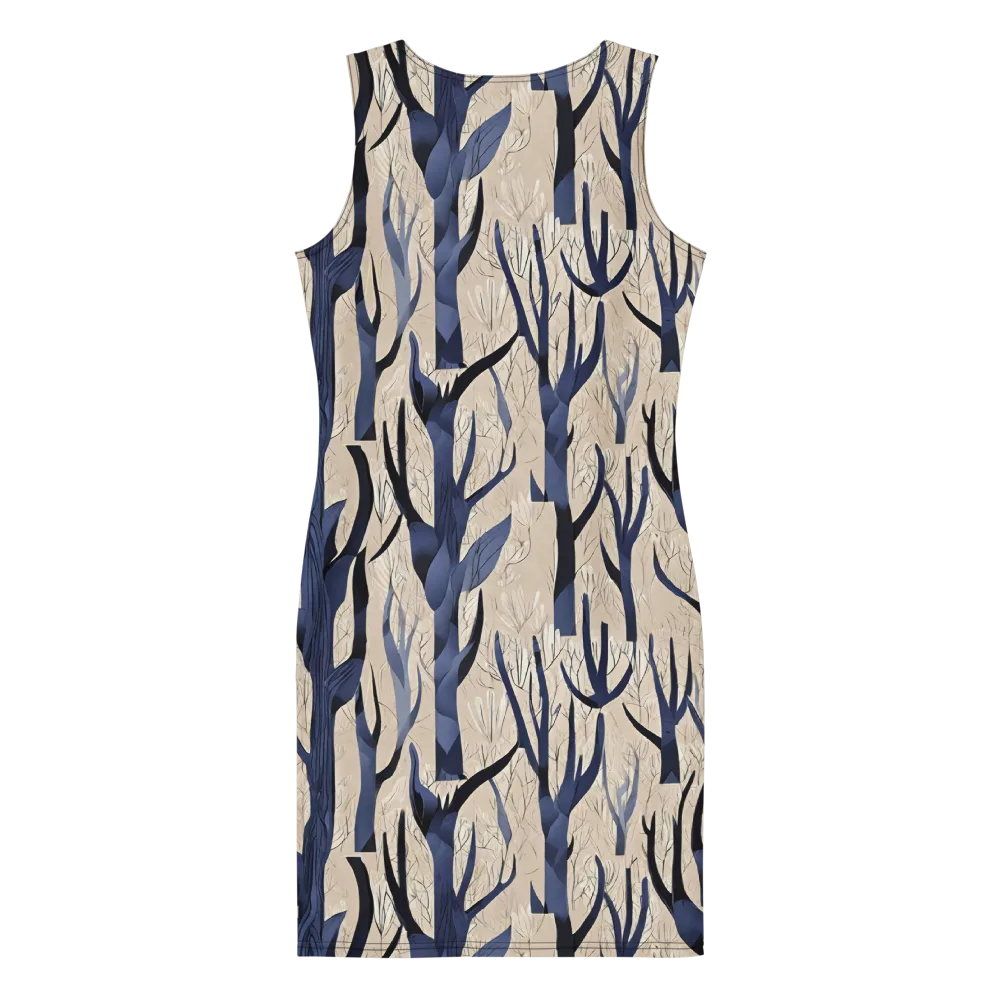Midnight Thicket on Bodycon Dress — Back