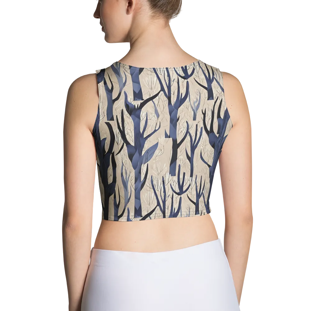 Midnight Thicket on Crop Top — Back