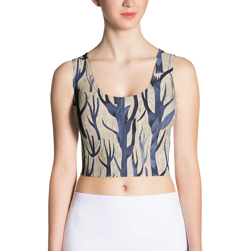 Midnight Thicket on Crop Top — Front