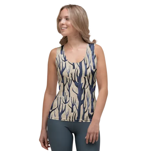 Midnight Thicket on a Women's Tank Top
