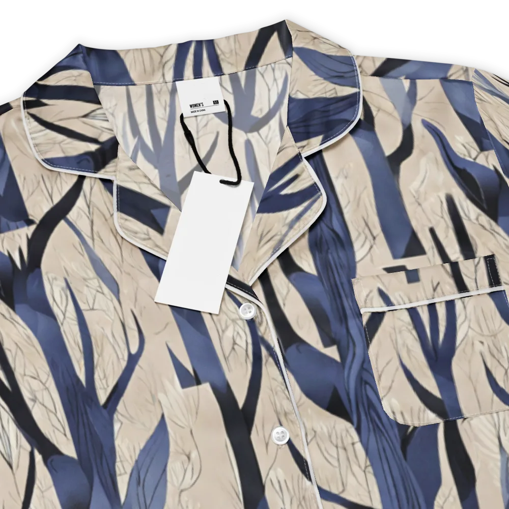 Midnight Thicket on Women's Short Sleeve Pajama Top — Product details