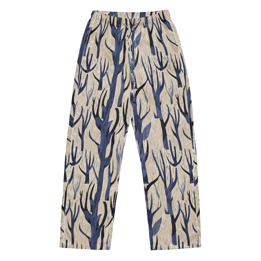 Midnight Thicket on Women's Pajama Pants — Front