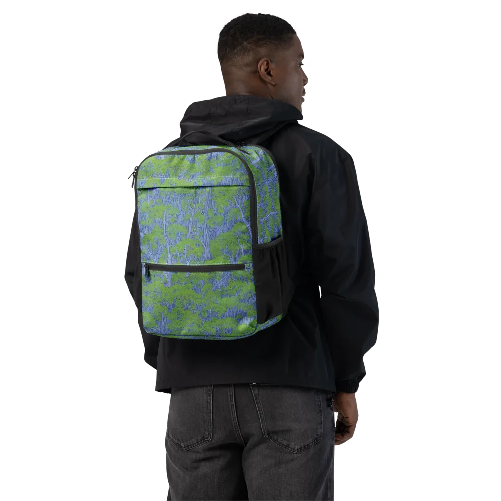 Bluegum Canopy on Utility Backpack — Back