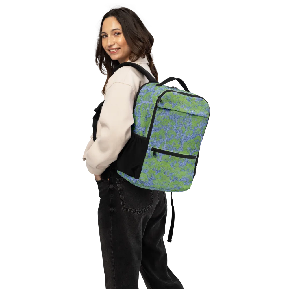 Bluegum Canopy on Utility Backpack — Back