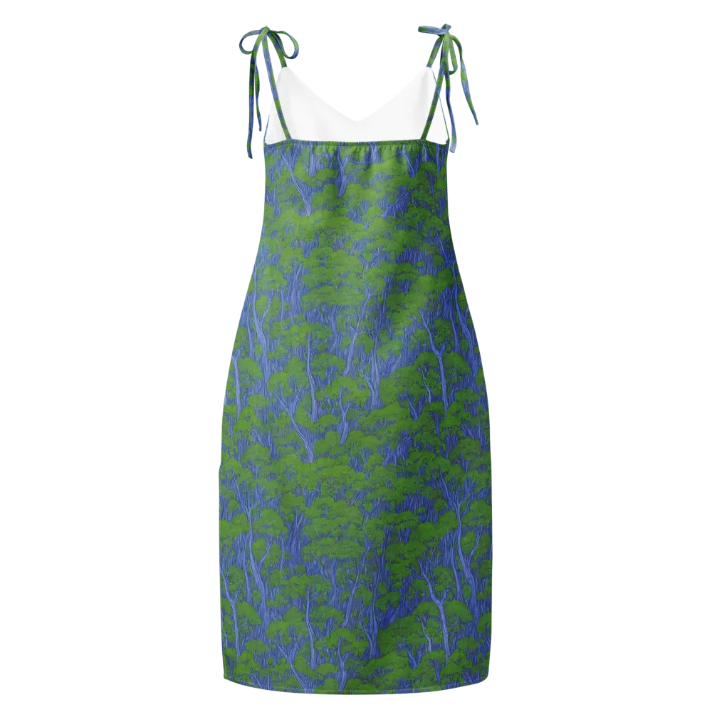 Bluegum Canopy on Slip Dress — Back