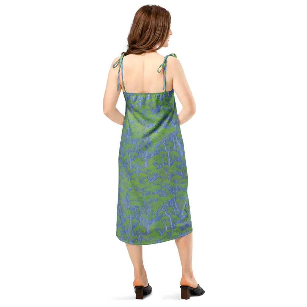 Bluegum Canopy on Slip Dress — Back