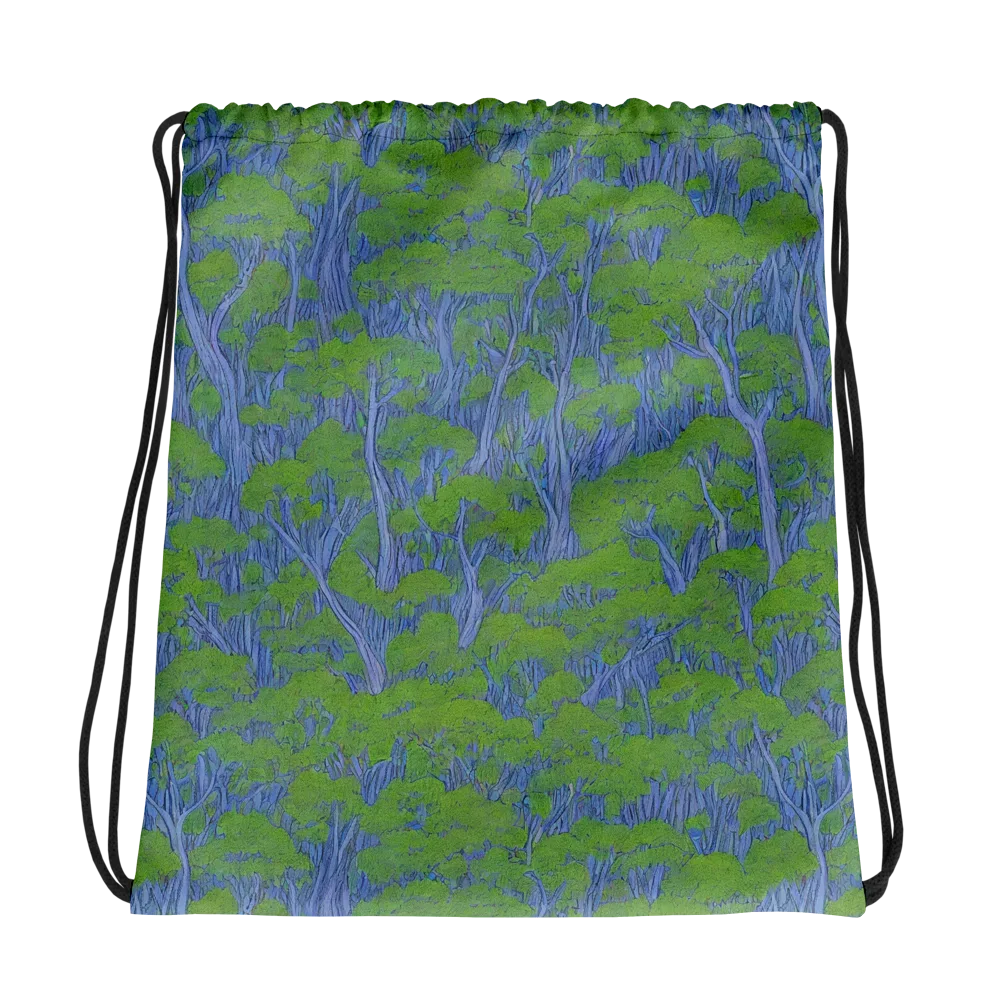 Bluegum Canopy on Drawstring Bag — Photo