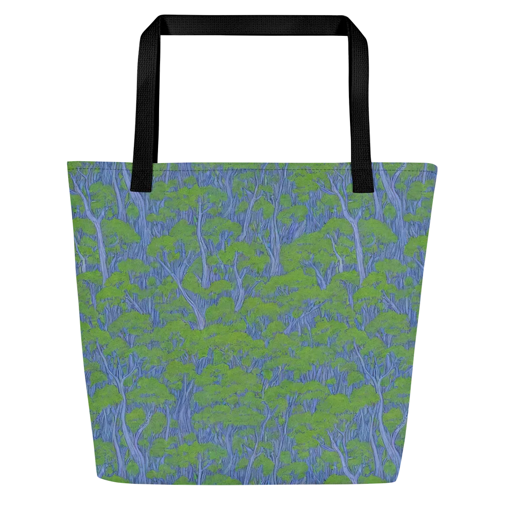 Bluegum Canopy on Large Tote Bag W/ Pocket — Front