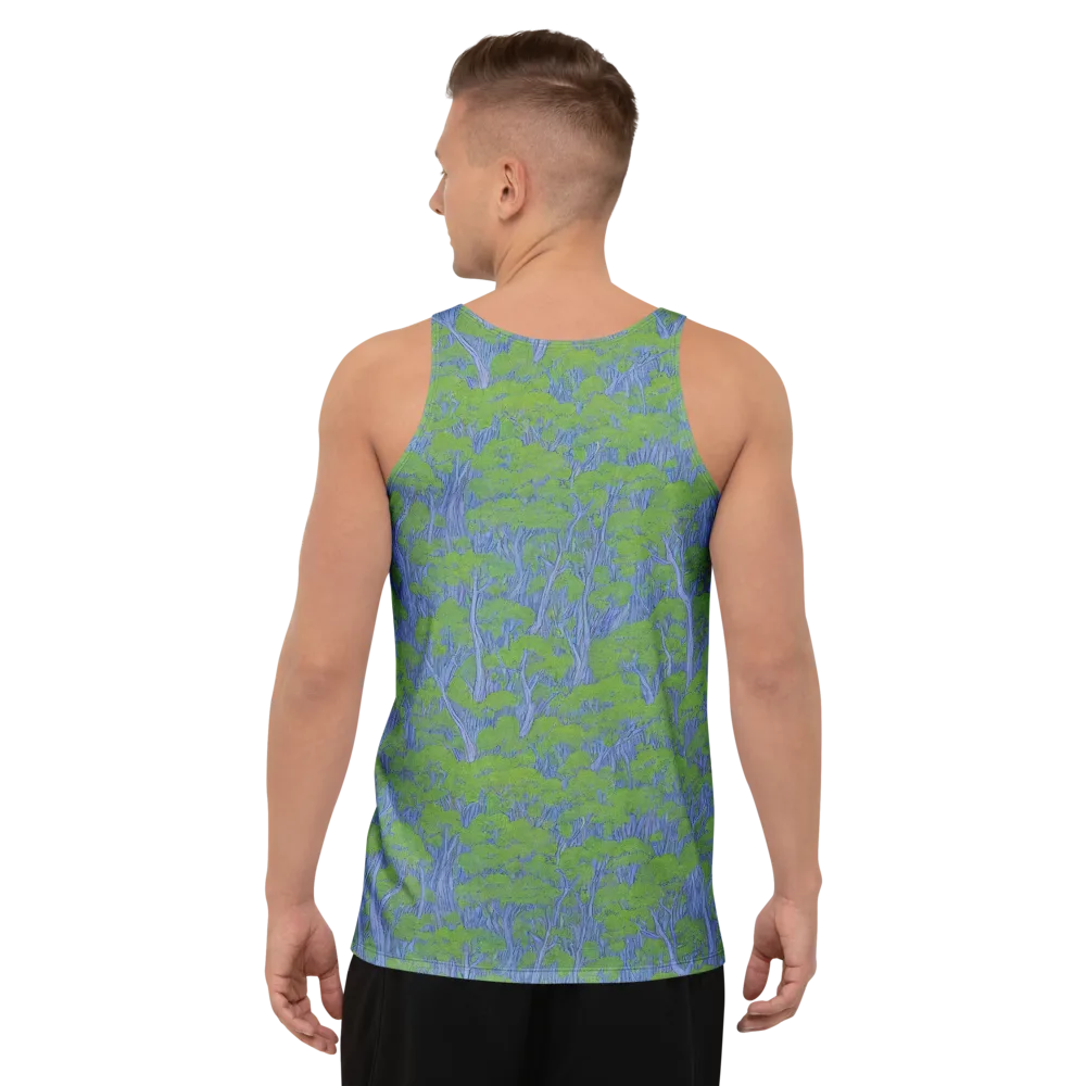 Bluegum Canopy on Men's Tank Top — Back