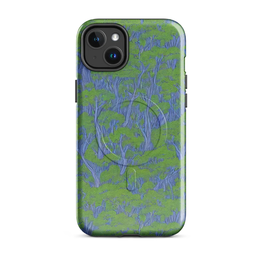 Bluegum Canopy on MagSafe Tough Case for iPhone® — Front