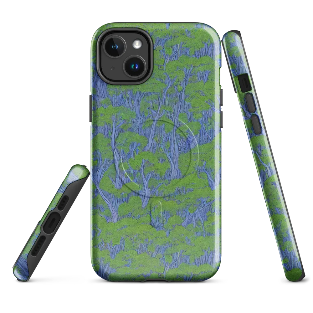 Bluegum Canopy on MagSafe Tough Case for iPhone® — Front