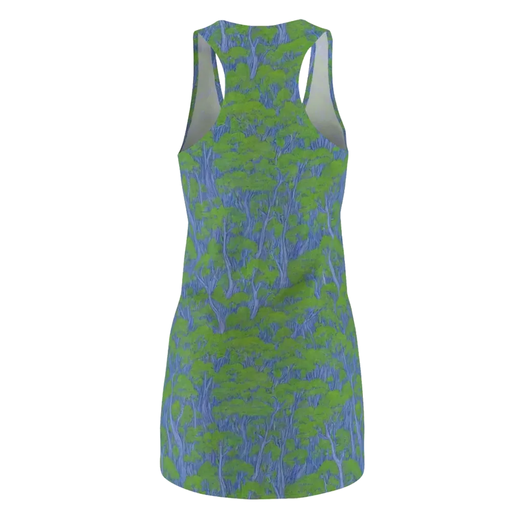 Bluegum Canopy on Racerback Dress — Back