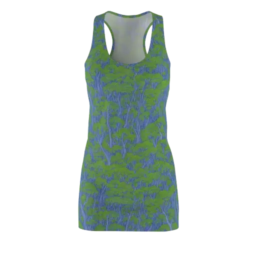 Bluegum Canopy on a Racerback Dress