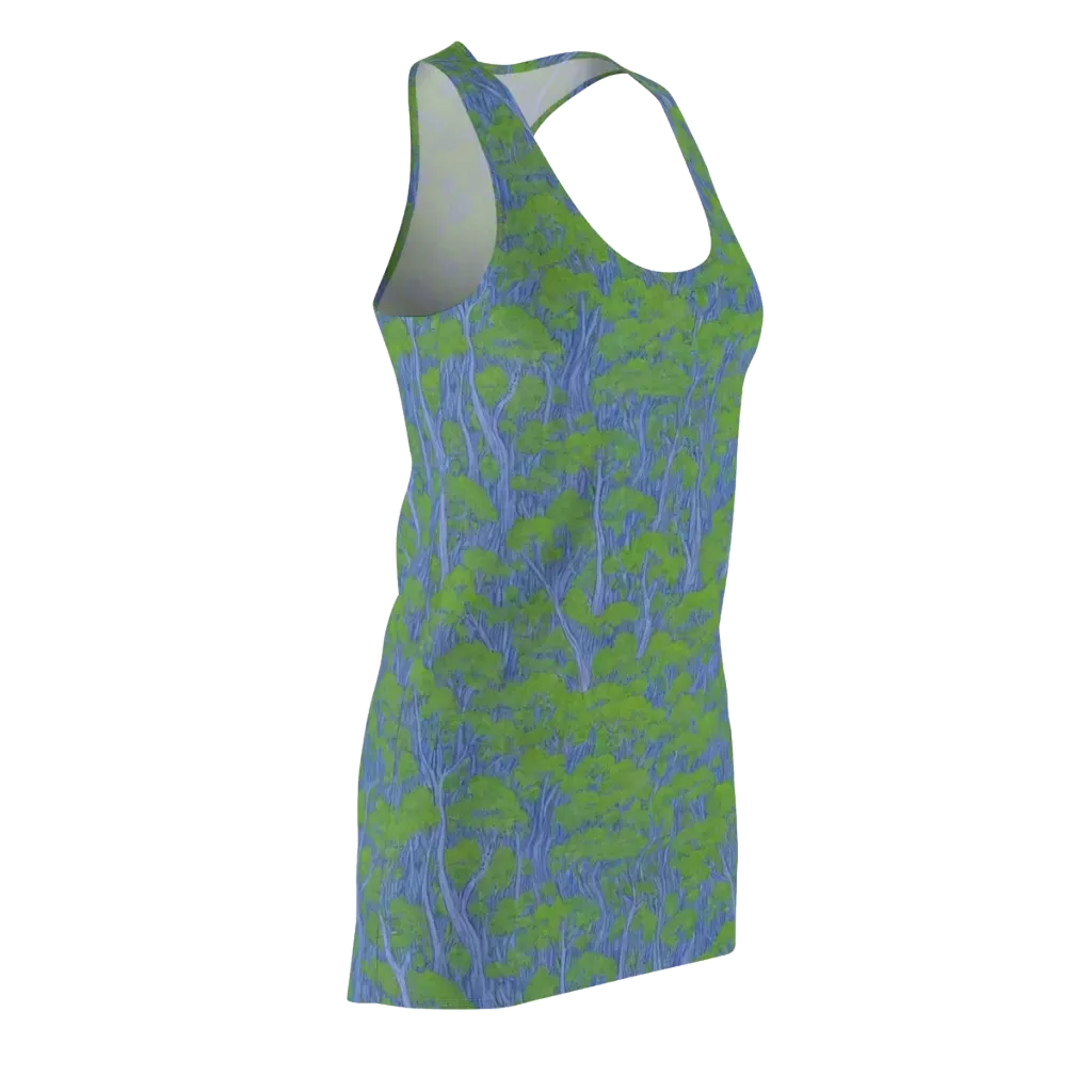 Bluegum Canopy on Racerback Dress — Front Side