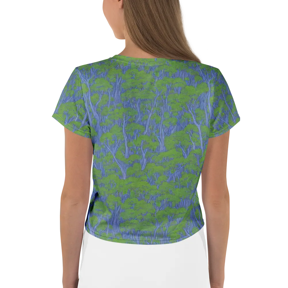 Bluegum Canopy on Crop Tee — Back