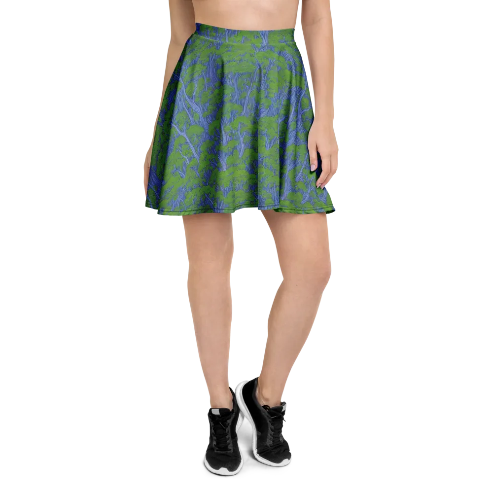 Bluegum Canopy on Skater Skirt — Front
