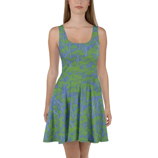 Bluegum Canopy on a Skater Dress