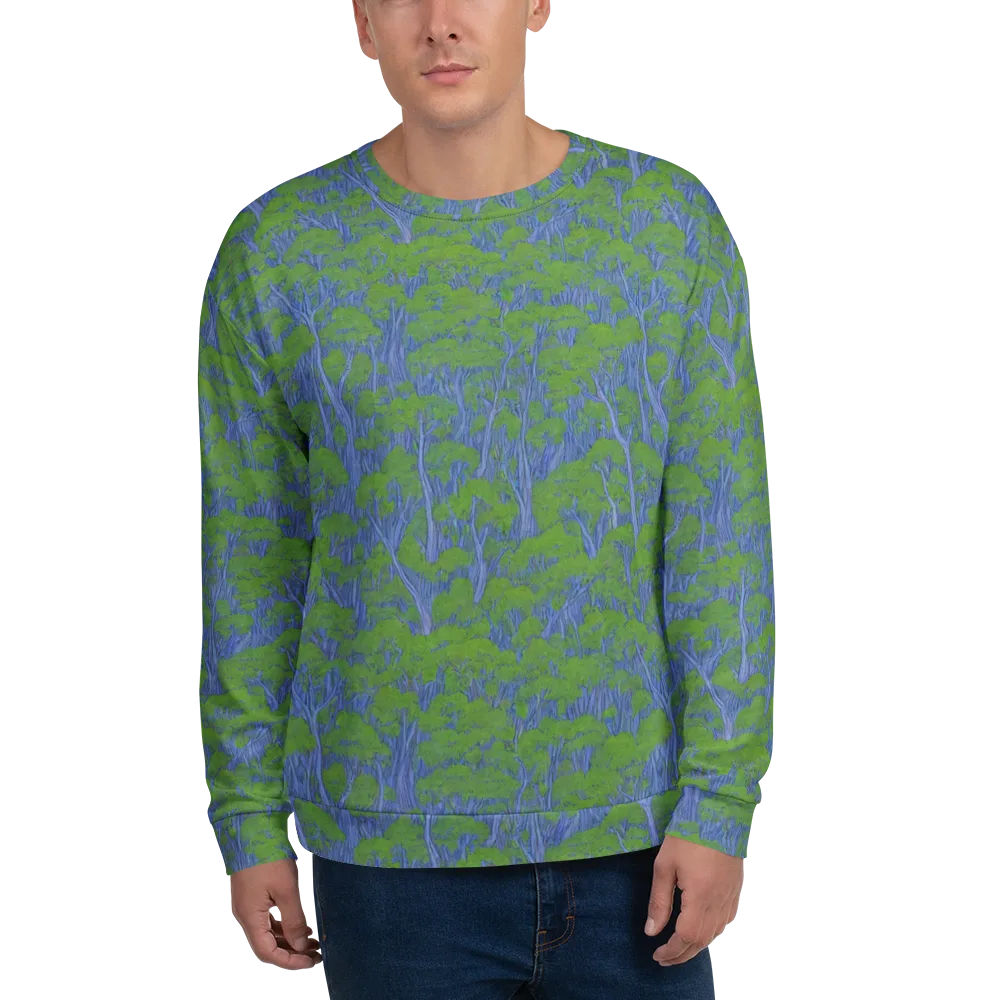 Bluegum Canopy on Sweatshirt — Front