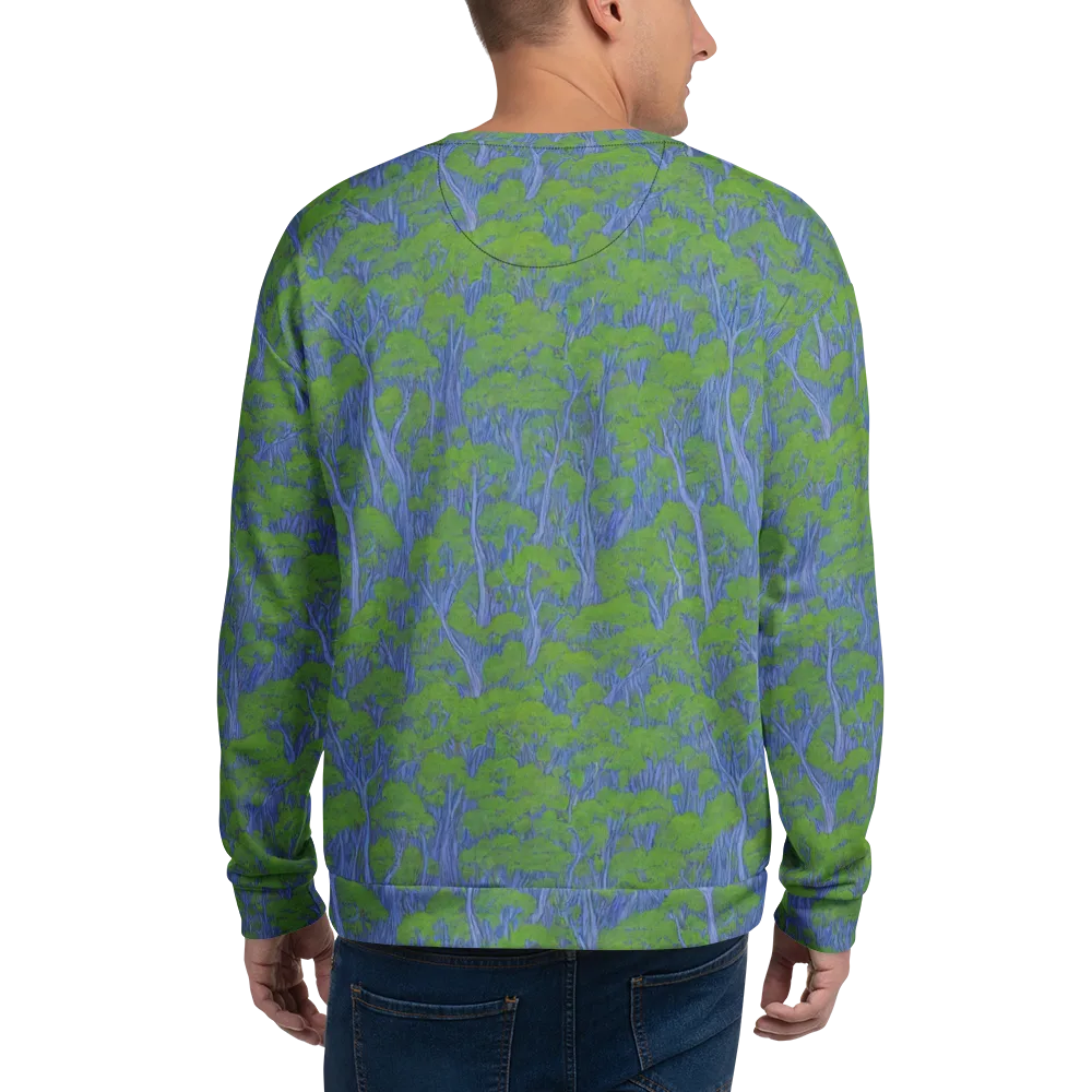 Bluegum Canopy on Sweatshirt — Back