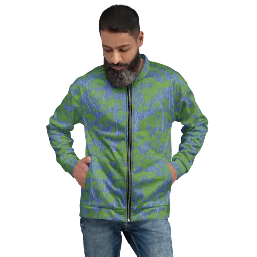 Bluegum Canopy on a Bomber Jacket