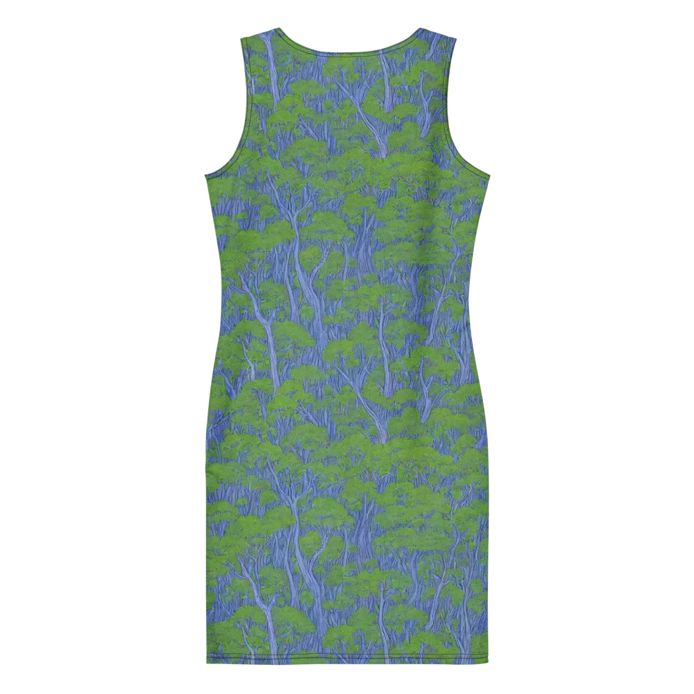 Bluegum Canopy on Bodycon Dress — Back