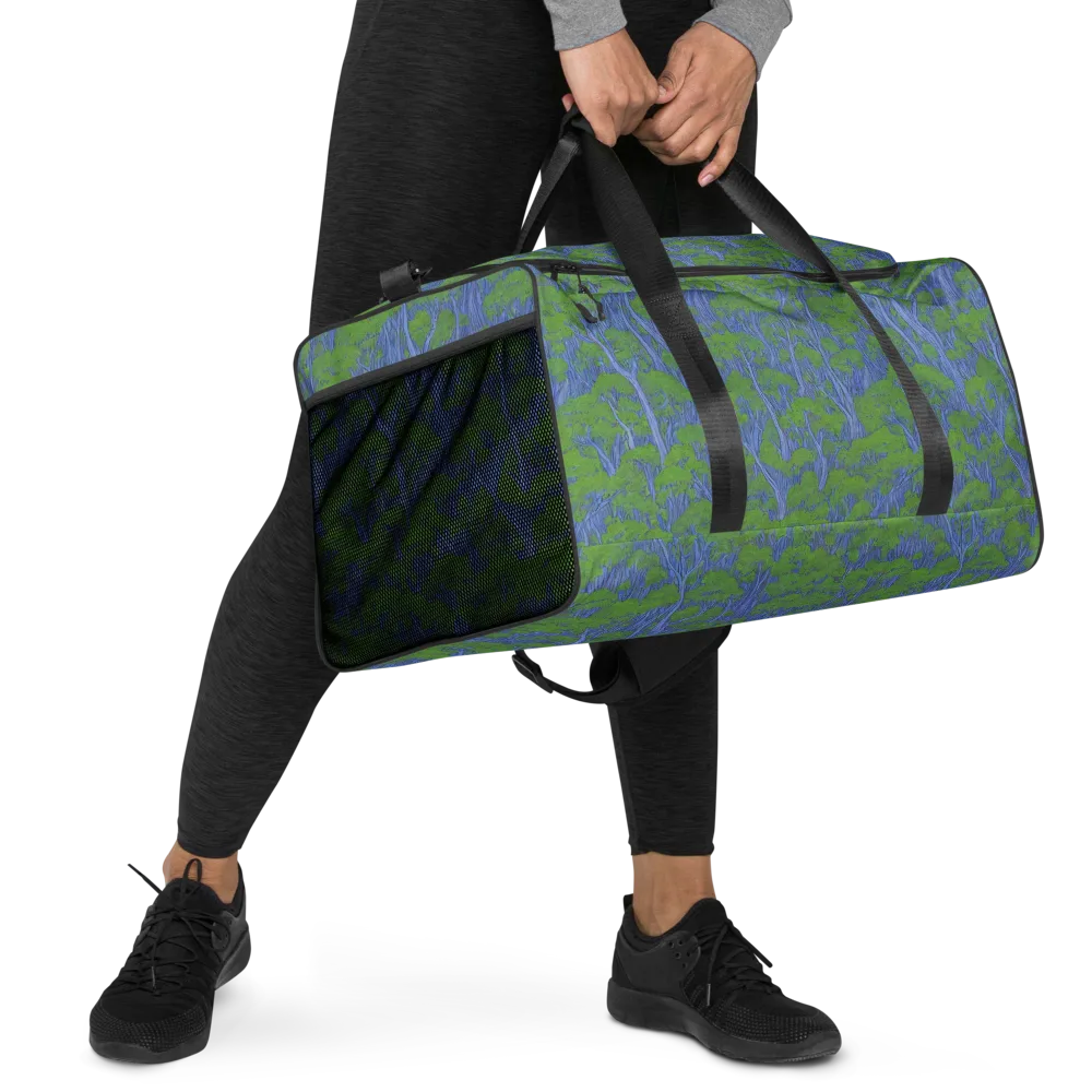 Bluegum Canopy on Duffle Bag — Right Front
