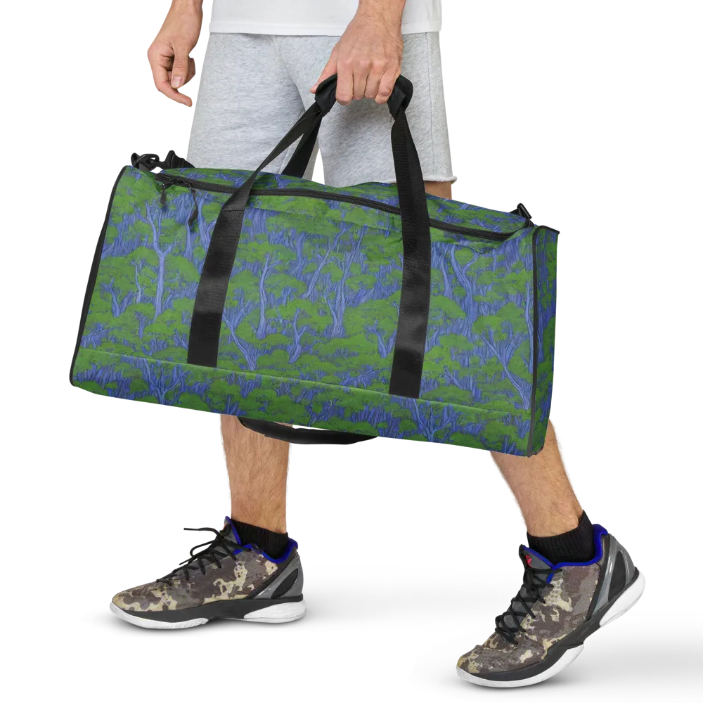 Bluegum Canopy on Duffle Bag — Front
