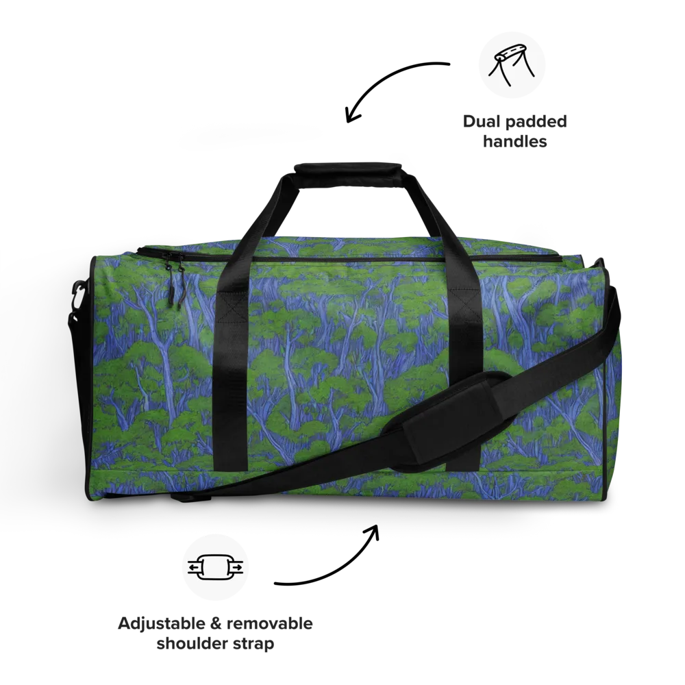 Bluegum Canopy on Duffle Bag — Front