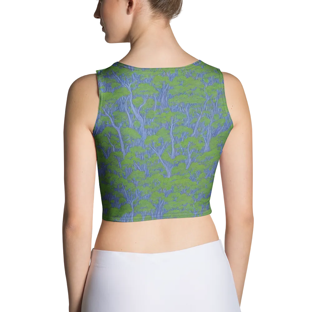 Bluegum Canopy on Crop Top — Back