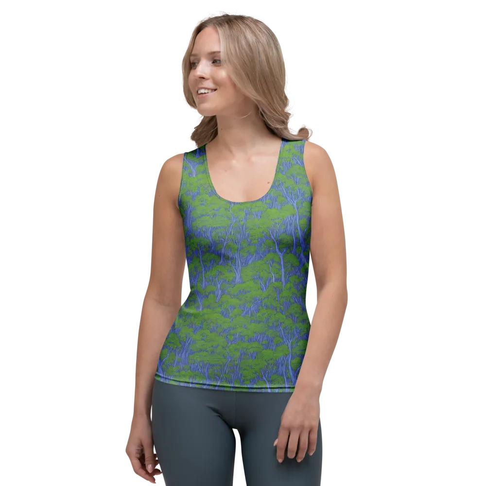 Bluegum Canopy on Women's Tank Top — Front
