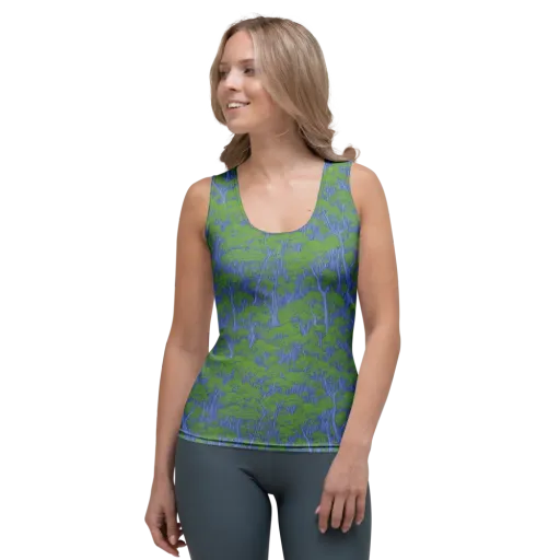 Bluegum Canopy on a Women's Tank Top