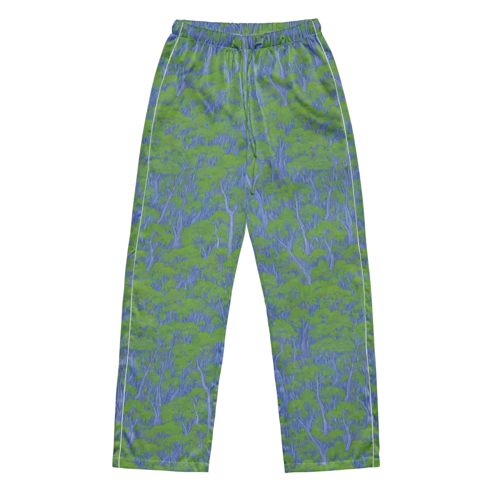Bluegum Canopy on Women's Pajama Pants — Front
