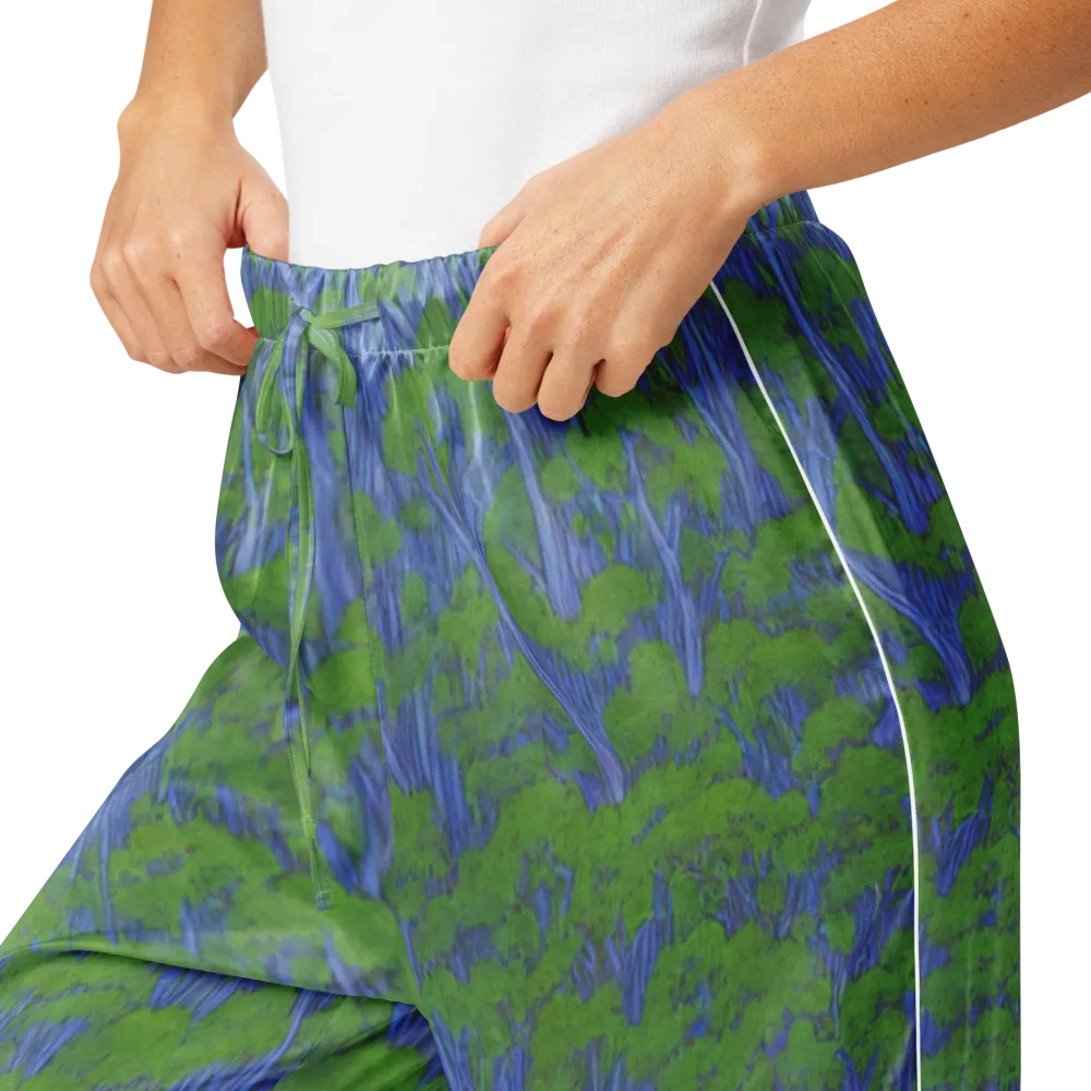 Bluegum Canopy on Women's Pajama Pants — Product details