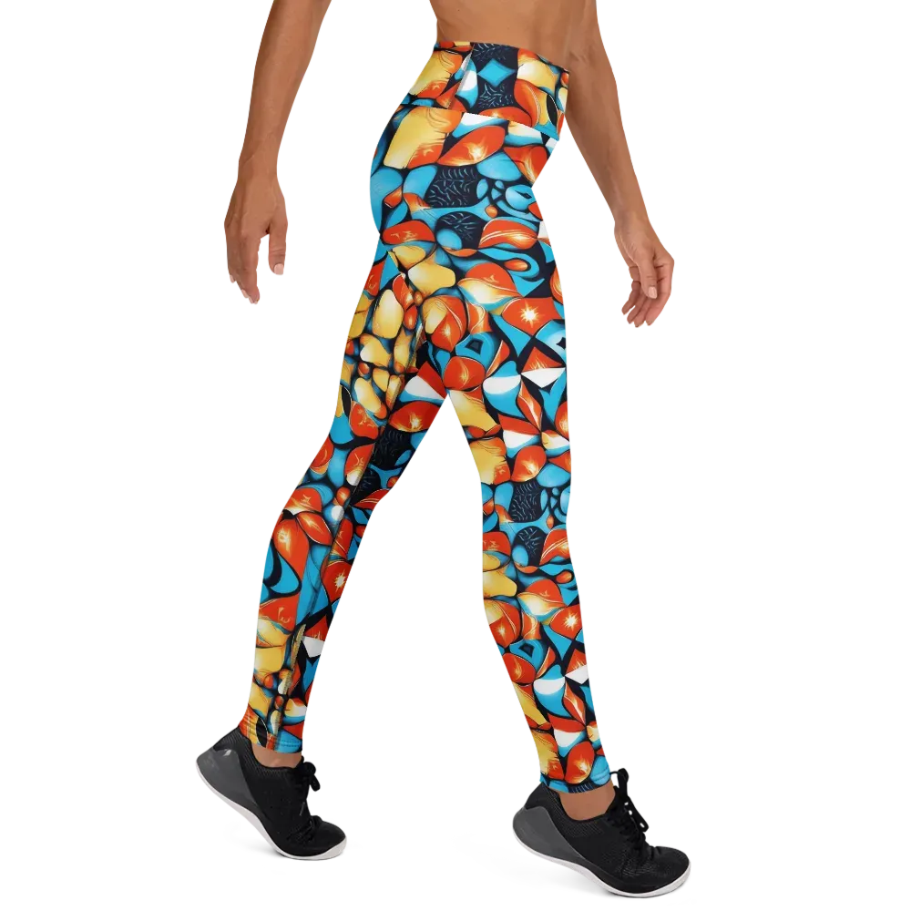 Flamegarden on Yoga Leggings — Right