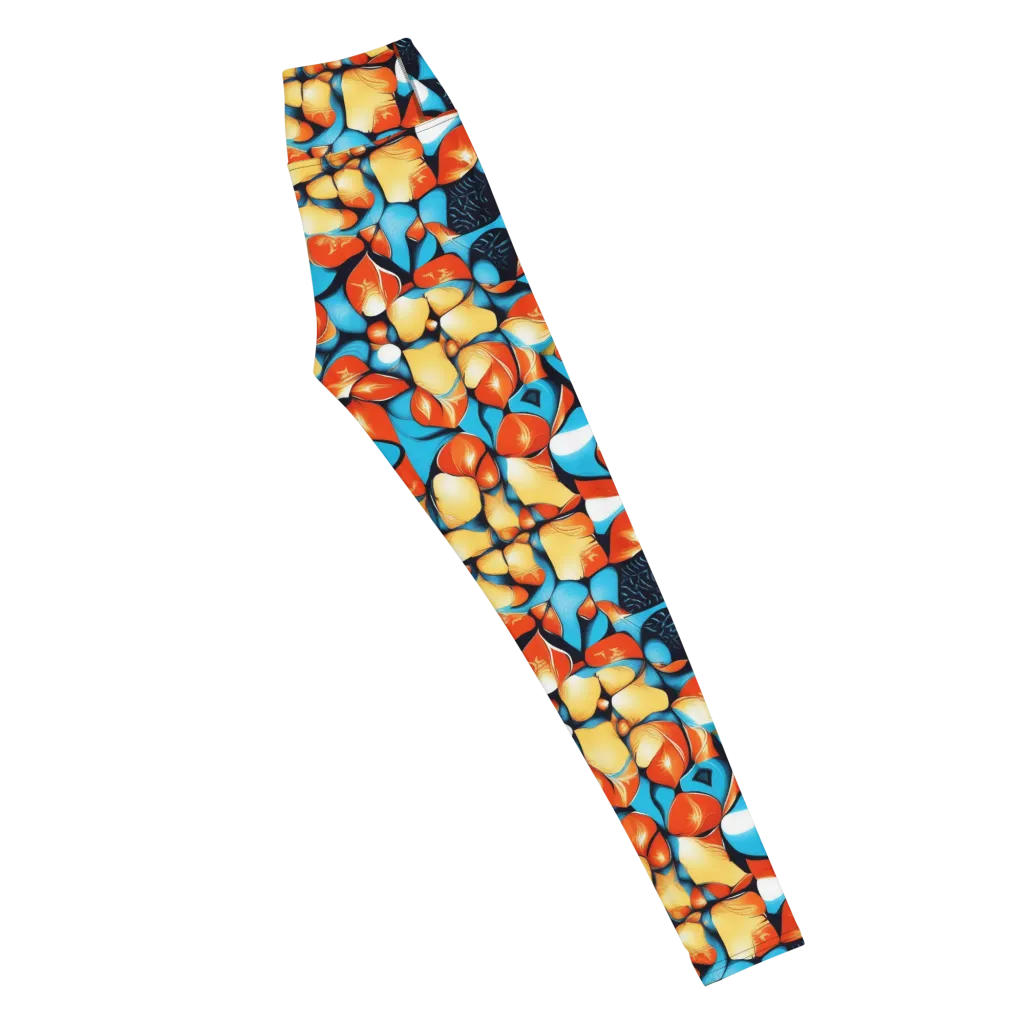 Flamegarden on Yoga Leggings — Right