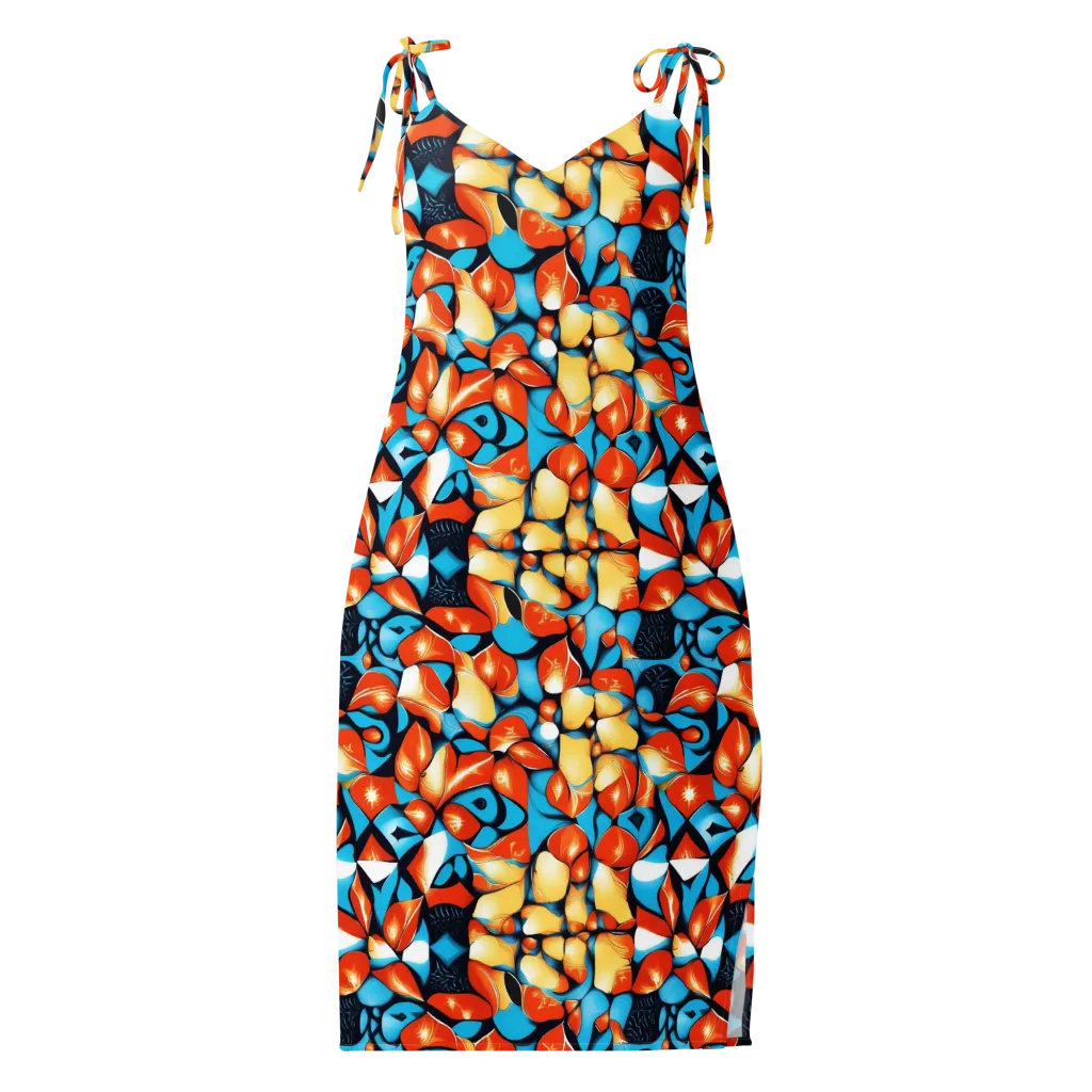 Flamegarden on Slip Dress — Front