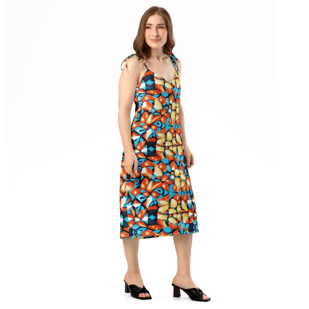 Flamegarden on Slip Dress — Right Front