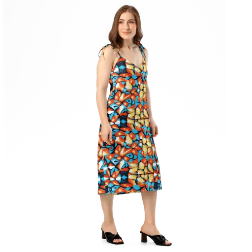 Flamegarden on a Slip Dress