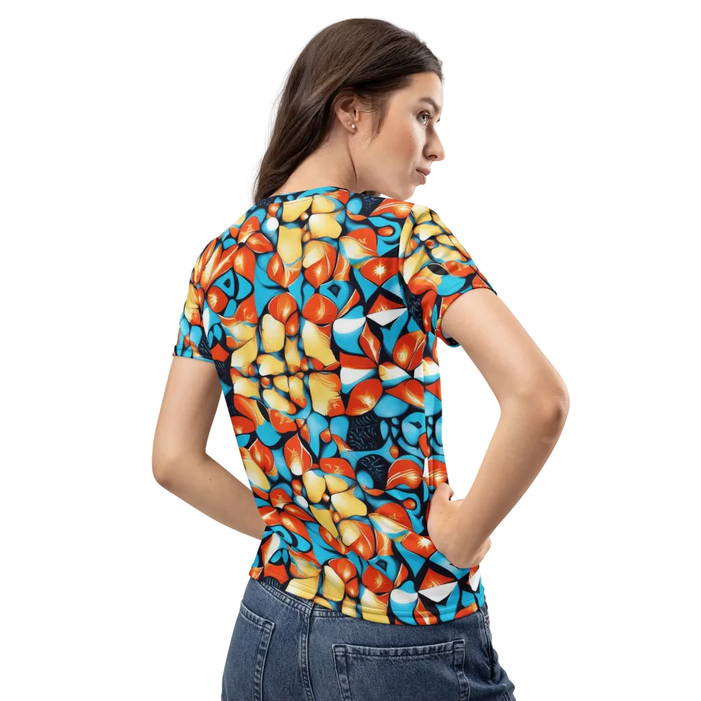 Flamegarden on Women's Crew Neck T-Shirt — Back