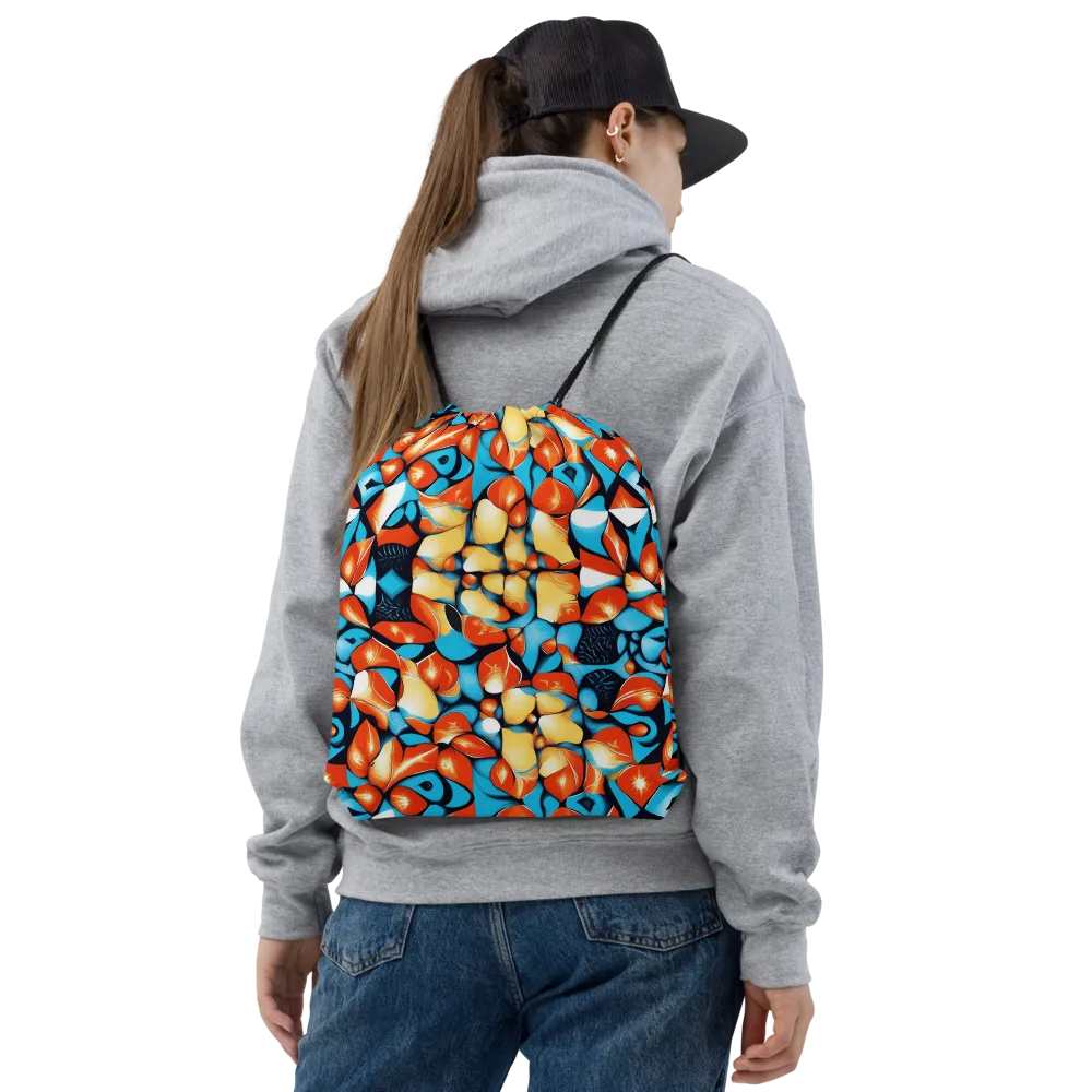 Flamegarden on Drawstring Bag — Front