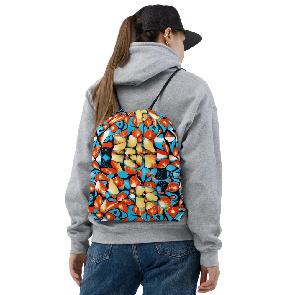Flamegarden on Drawstring Bag — Front
