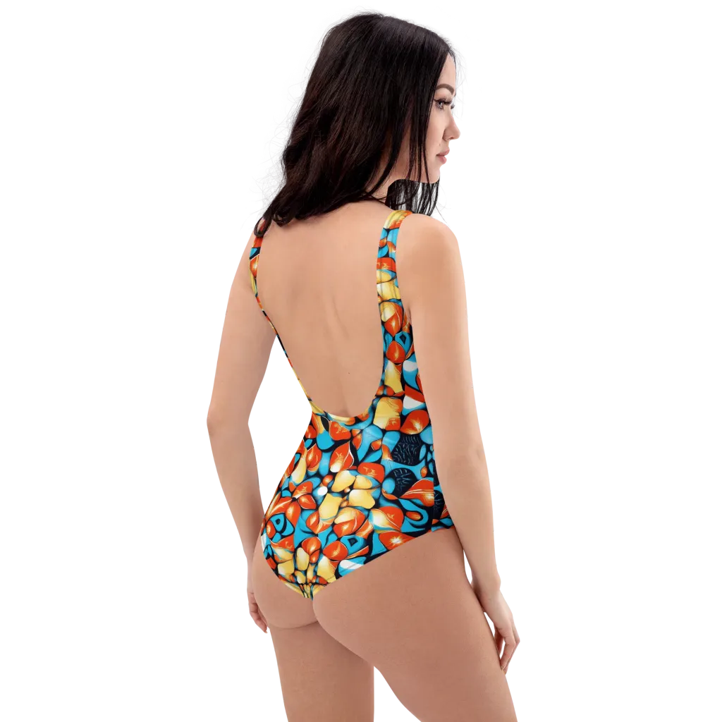 Flamegarden on One-Piece Swimsuit — Right Back