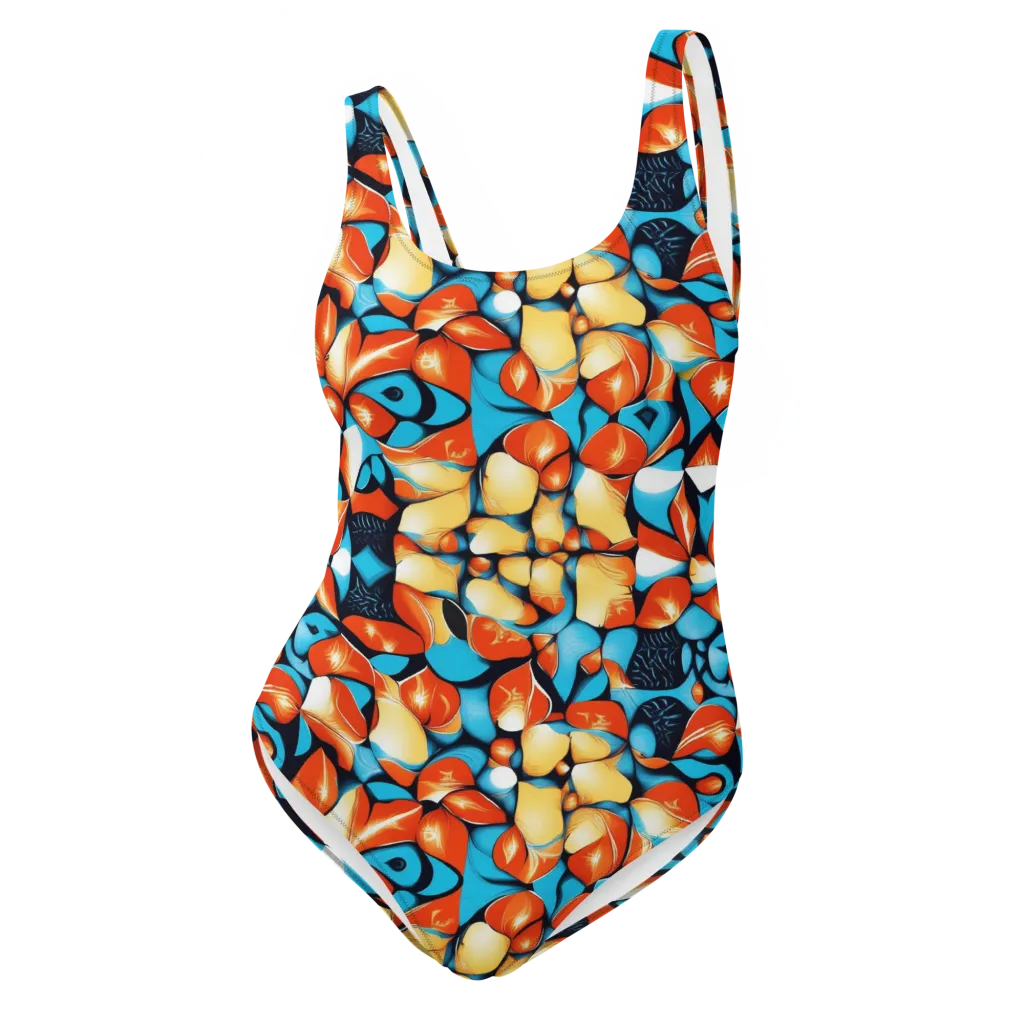 Flamegarden on One-Piece Swimsuit — Front