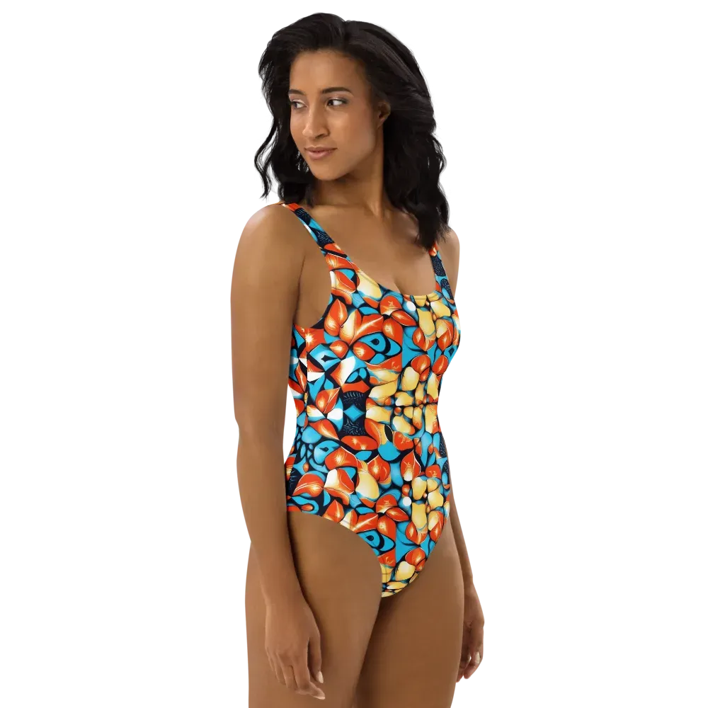 Flamegarden on One-Piece Swimsuit — Right