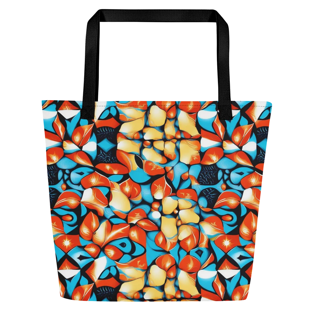 Flamegarden on Large Tote Bag W/ Pocket — Front